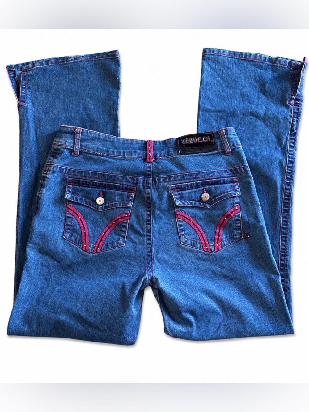 Vintage Y2K Jeans w/ Pink
Stitching